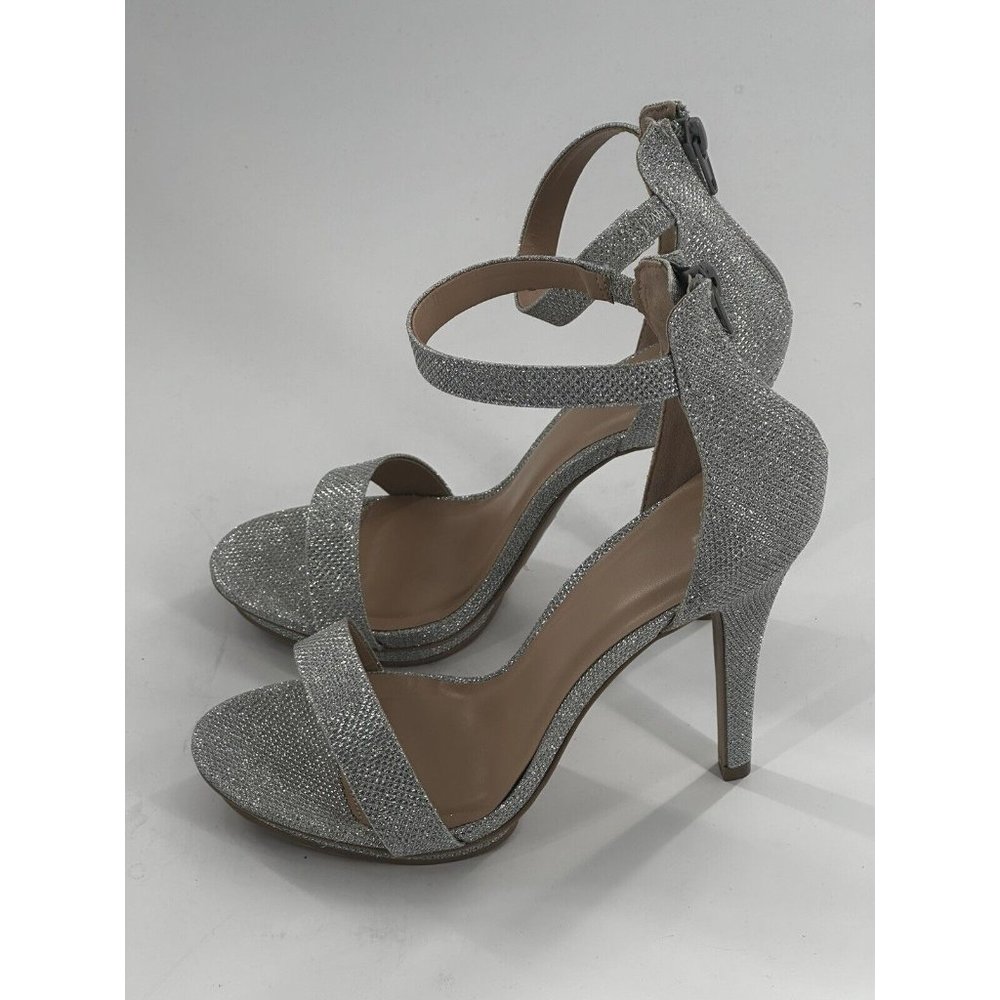 Womens Stiletto High Heel Shoe Open Toe Ankle Strap Buckle Sandals.